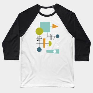 Flowchart Mid Century Modern Baseball T-Shirt